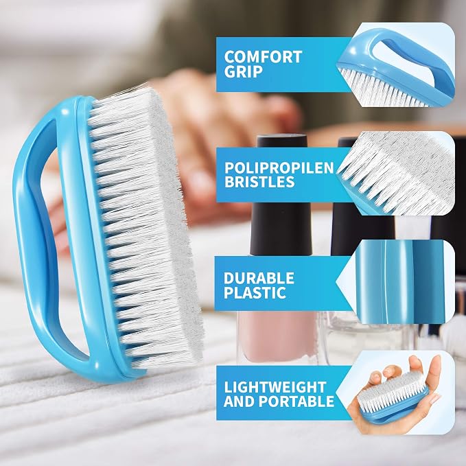 Konex Perfect-Grip Large Hand and Nail Brush 4" X 2-1/4" X 1-1/2" - Image 2