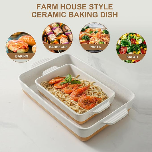Ceramic Baking Casserole Dish - Image 2