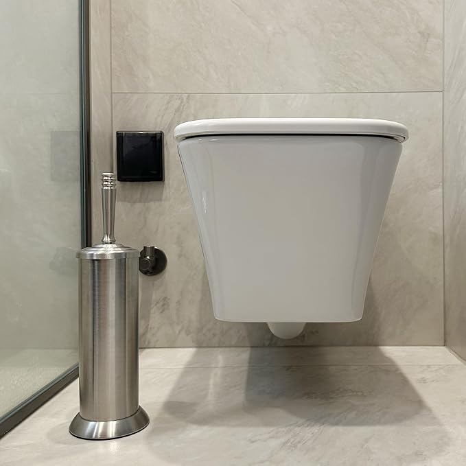 Brushed Nickel Toilet Bowl Brush - Image 7