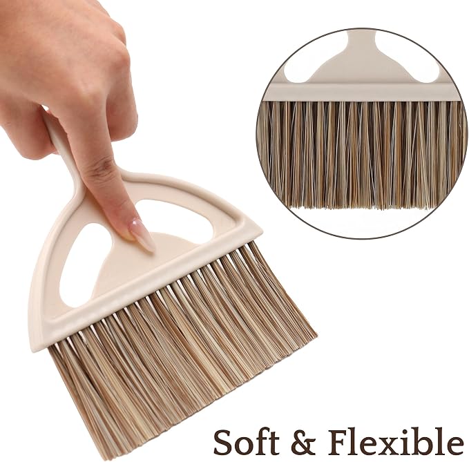 Mini Broom and Dustpan Set, Small Handheld Broom and Dustpan - Image 8