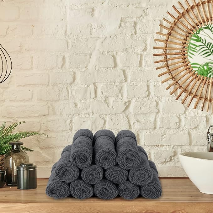 Utopia Towels 12 Pack Premium Wash Cloths Set, 12 by 12 Inches, 100% Cotton - Image 7