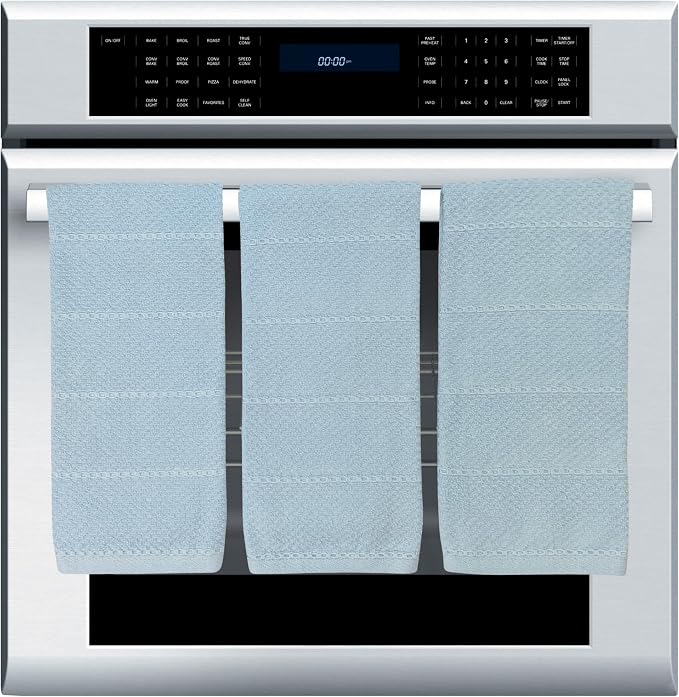 Serafina Home Coastal Sky Light Blue Kitchen Hand Dish Towels: Oversized 28" x - Image 5