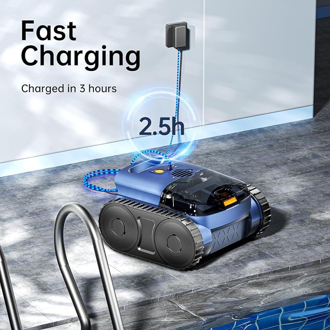 Cordless Robotic Pool Vacuum, Pool Cleaner - Image 8