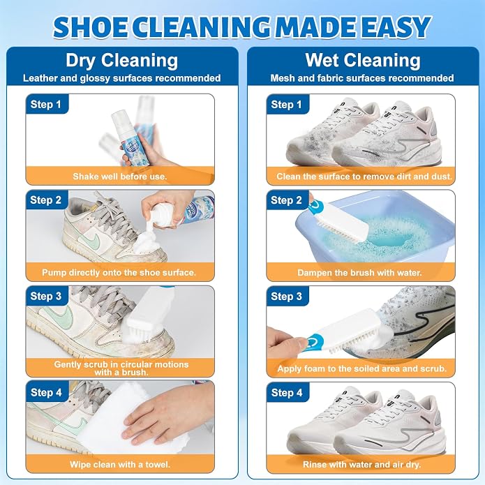 Shoe Cleaner, Sneaker Cleaner Foam - Image 6