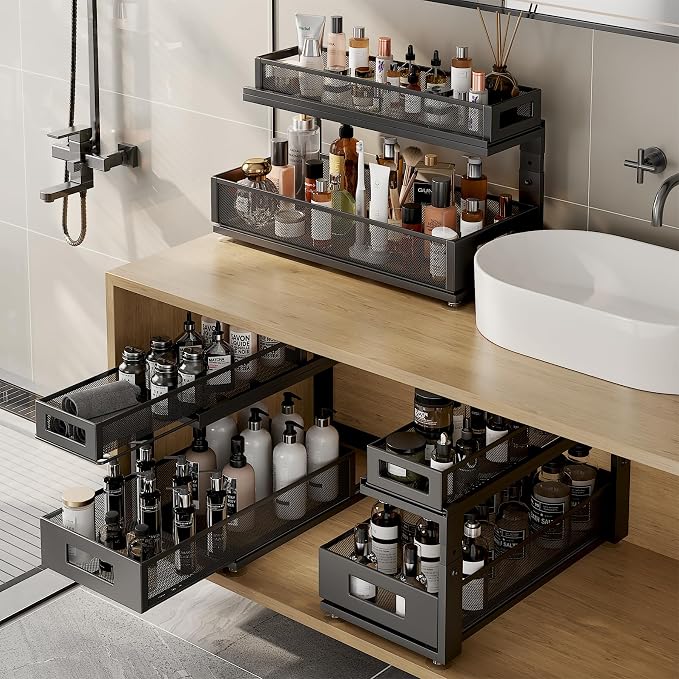 2 Pack 21.3IN-Depth Under Sink Organizer - Image 7
