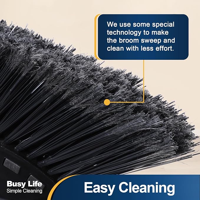 Yocada Heavy Duty Broom Outdoor&Indoor Broom Commercial - Image 2