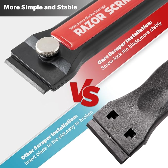 Gomake Plastic Razor Blade Scraper Tool - Image 4