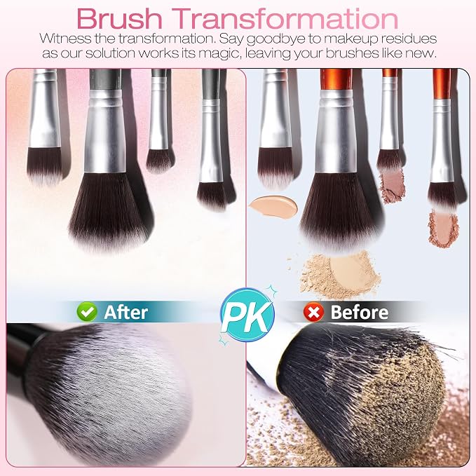 Norate Makeup Brush Cleaner, Make Up Brush Cleansers Solution, Makeup Cleaner - Image 5