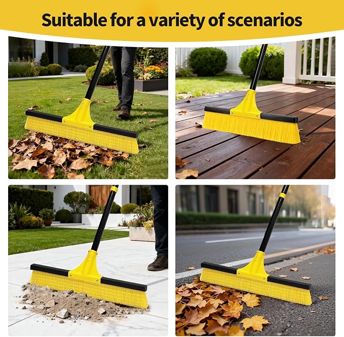 18”Push Broom Brush for Floor Cleaning - Image 7