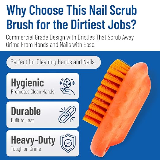 SPARTA 5 Inch Hand and Nail Brush - Image 3