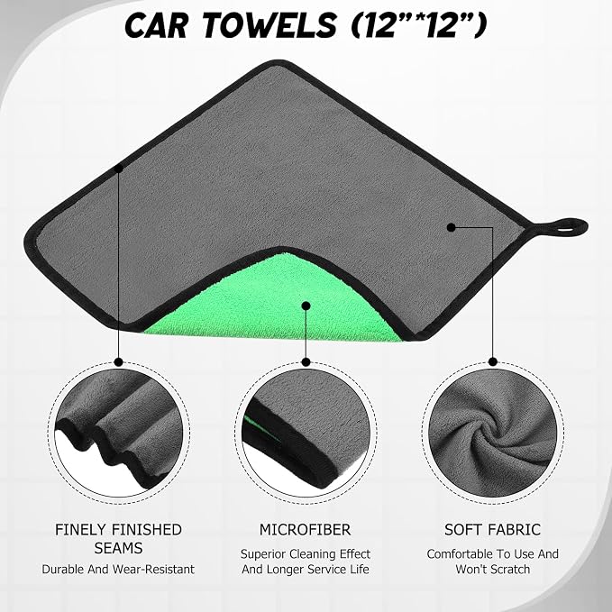 16 Pcs Windshield Cleaner Tool, Car Cleaning Kit - Image 6