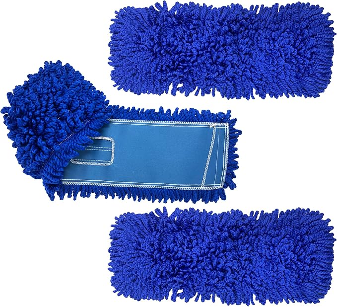 KLEEN HANDLER 3 Pack of 36 Inch Microfiber Dust Mop, Large Washable Commercial by BisonLife