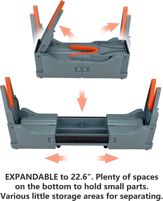 Raiseek Gun Cleaning Stand Compact Rifle Shotgun Range Stand - Image 2