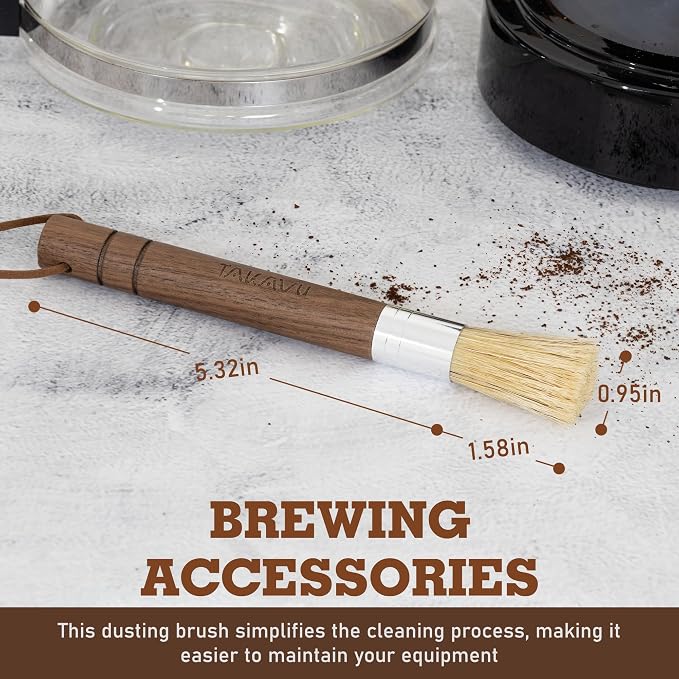 Takavu Coffee Grinder Cleaning Brush, Barista Brush - Image 2