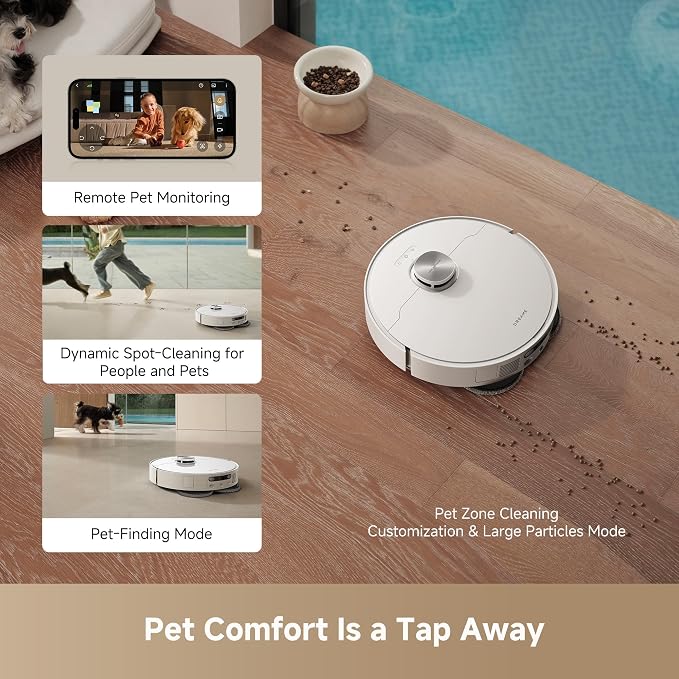 DREAME L40s Ultra AE Robot Vacuum and Mop Combo, 000Pa Suction, Self Emptying - Image 9
