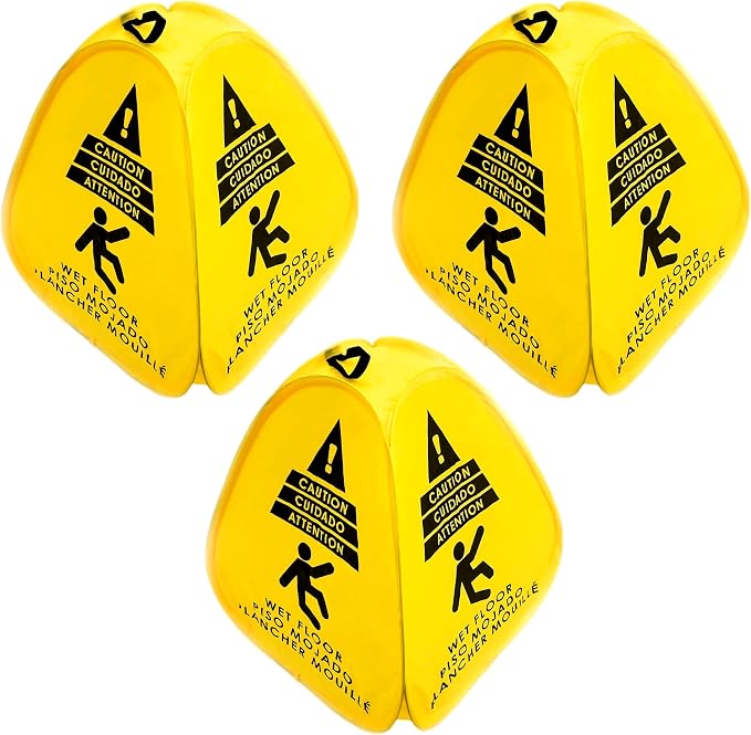 Kraken Sign Co - Pop-up Sign, Pop-up Caution Wet Floor Sign 16 inch by Kraken+Sign+Co.