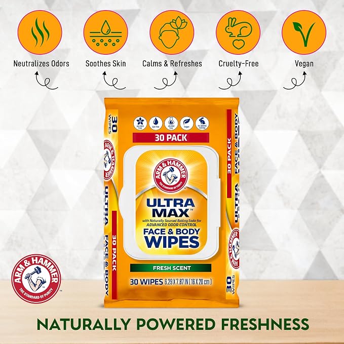 Arm and Hammer Face and Body Wipes - Image 5