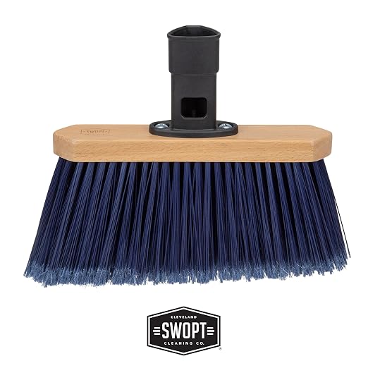SWOPT Premium Multi-Surface Angle Broom Cleaning Head — Indoor and Outdoor - Image 2