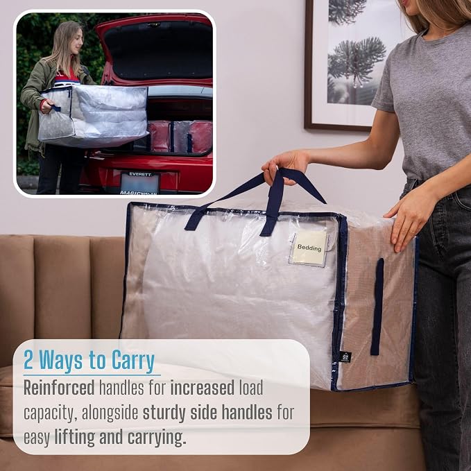 VENO 4 Pack Moving and Storage Bags, Heavy Duty, Alternative to Moving Boxes - Image 6