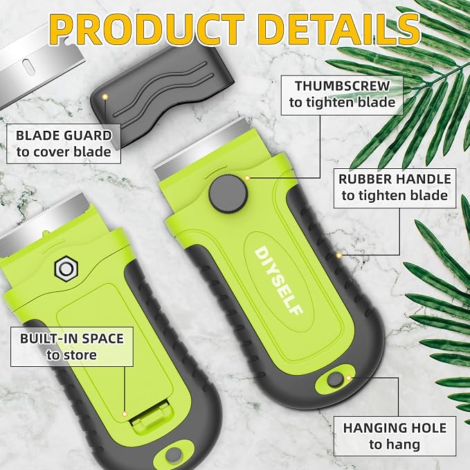 DIYSELF 1 Pack Razor Blade Scraper - Image 6