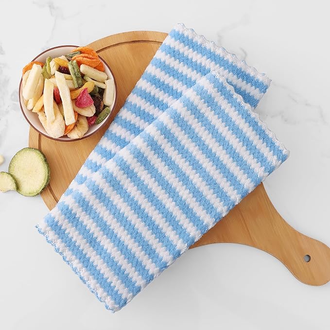 Homaxy Kitchen Towels, Ultra Soft and Absorbent Dish Towels, Reusable Fast - Image 6