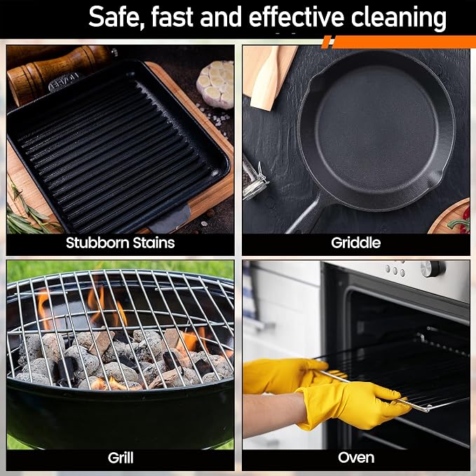 Heavy Duty Grill Cleaner, Grill Cleaning Bricks, Pumice Griddle Cleaning Stone - Image 4