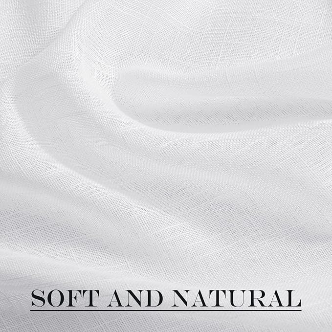 NICETOWN Sidelight Sheer Door Window Curtains - Image 7