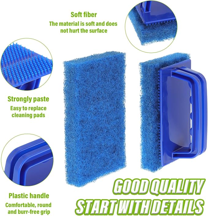 5 Pack Electric Cleaning Brush Pad Kitchen Bathroom Household Cleaning Pad - Image 3