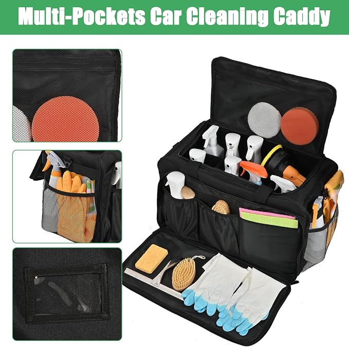 Extra Large Car Detailing Bag, Cleaning Caddy - Image 4