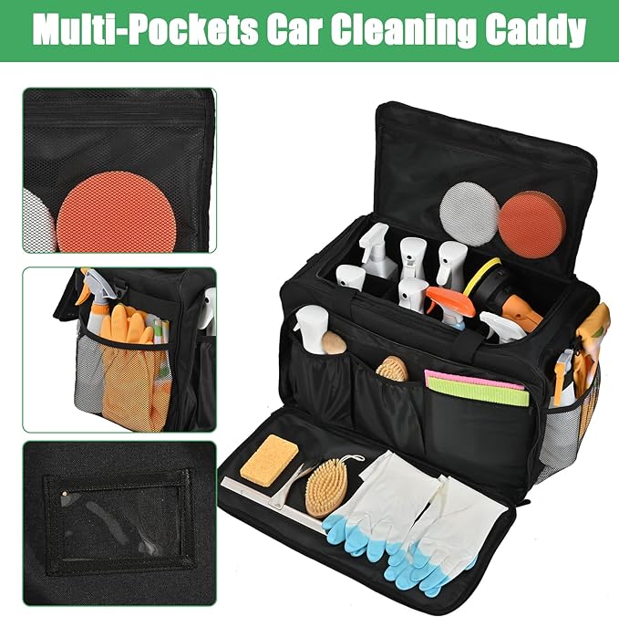 Large Car Detailing Bag, Cleaning Caddy - Image 4