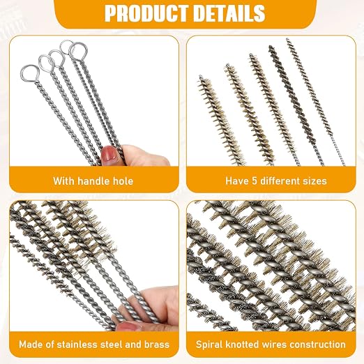 10 Pieces Wire Tube Brushes Bulk - Image 3