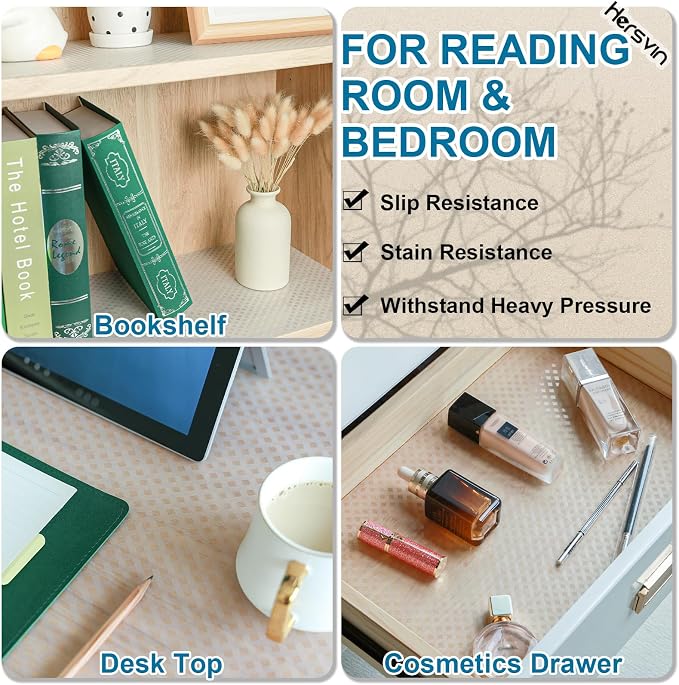 Shelf Liners 22 in x 20 ft EVA Drawer Mats, Non-Adhesive Cupboard Protector - Image 5