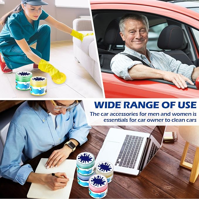 12 Pack Car Cleaning Gel Detailing Cleaner Putty Auto Clean Dust Mud Tools - Image 7