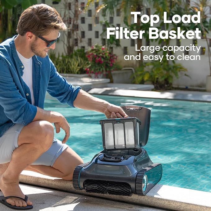 AIPER Scuba S1 Cordless Robotic Pool Cleaner, Pool Vacuum - Image 5