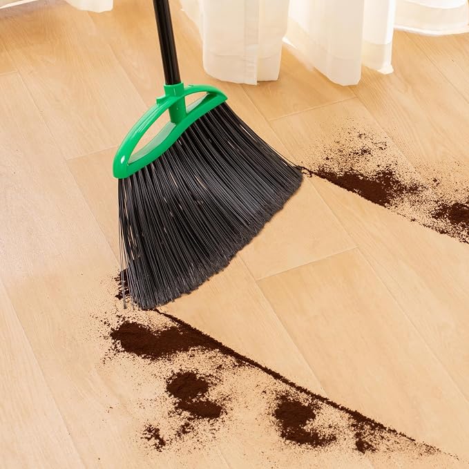 2 Pack Angle Broom, Household Commercial Floor Cleaning, - Image 4