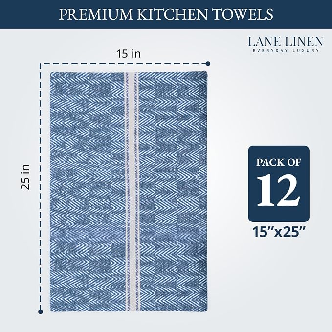 LANE LINEN Kitchen Towels Set - Image 2