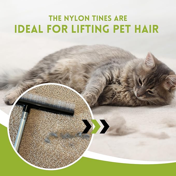 Room Groom Carpet Rake and Groomer - Image 4