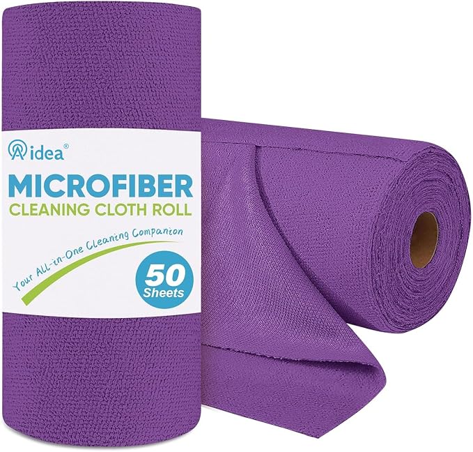 AIDEA Microfiber Cleaning Cloth Roll, Reusable Paper Towels Tear Away Cloth by AIDEAHOME