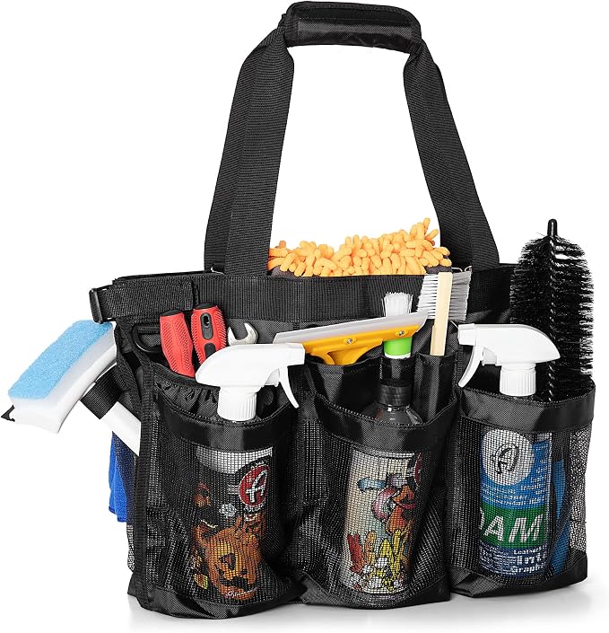 5 Gallon Bucket Organizer with Anti-fall Hooks & Buckle, Car Wash Bucket Caddy - Image 7