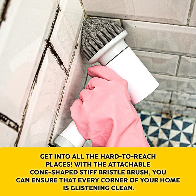 SYNOSHI Electric Spin Scrubber, Power Cleaning Brush - Image 9