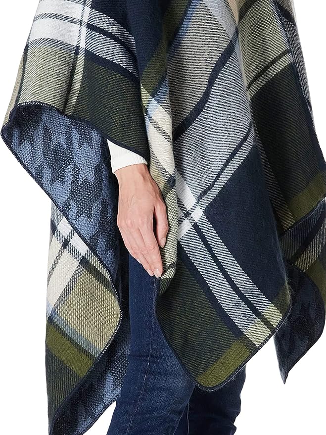 Breezy Lane Women's Shawl Wraps Warm Poncho Ruana Wrap Cardigan