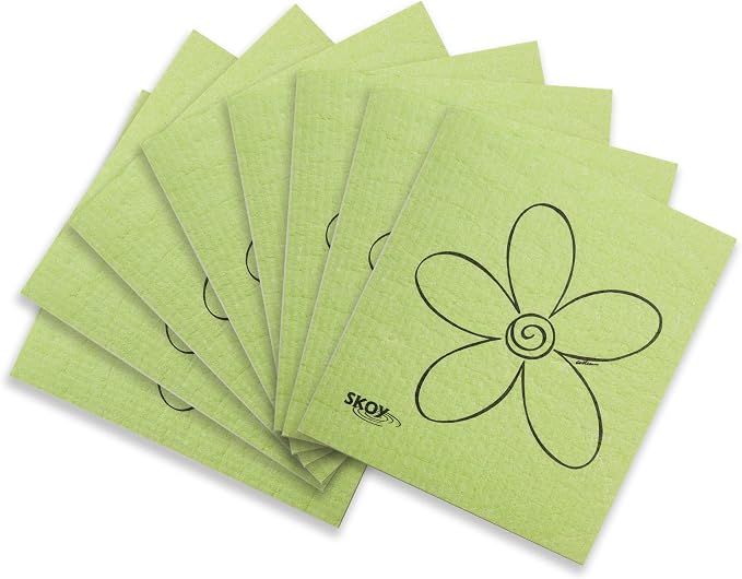 Skoy Cloth, Reusable Cleaning Cloths, Planet-Friendly, Dishwasher and Dryer-Safe by Skoy