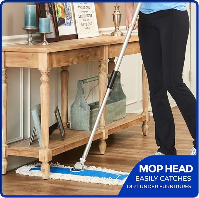 Nine Forty Industrial-Grade 18x5 Cotton Dust Mop Head Refills, Perfect - Image 3