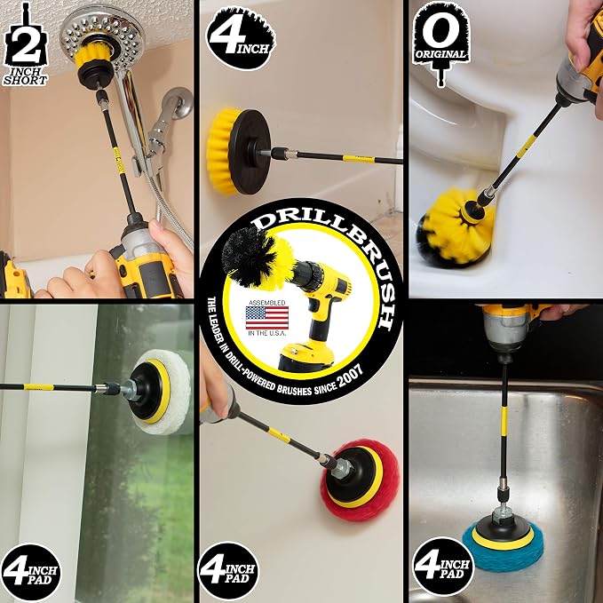 Drillbrush Power Scrubber Brush Set - Image 2