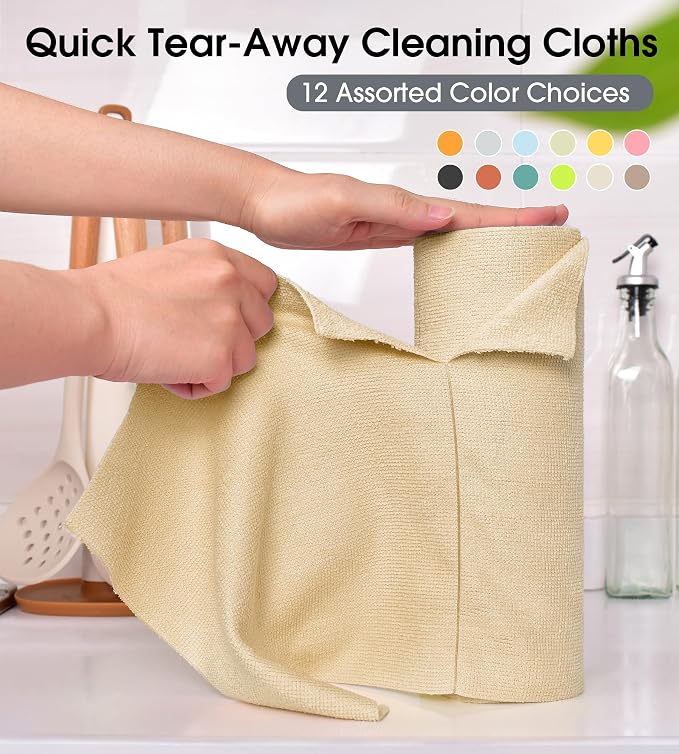 KitchLife Microfiber Cleaning Cloth Roll - Image 5