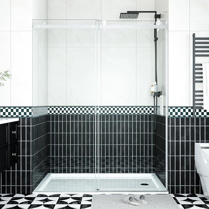 44-48" W x 76" H Frameless Sliding Shower Door - Image 2