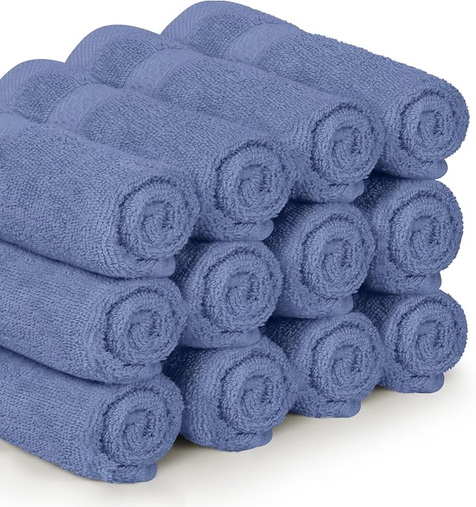 Utopia Towels 12 Pack Premium Wash Cloths Set, 12 by 12 Inches, 100% Cotton - Image 6