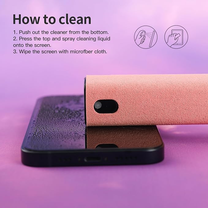 Touchscreen Screen Cleaner Kit 2 Pcs, Tablet and Car Screen Cleaner, Two in One - Image 5