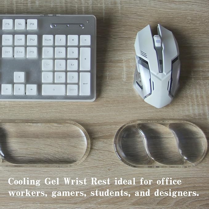 Ergonomic Cooling Gel Mouse Wrist Rest Pad, Arm Support - Image 3