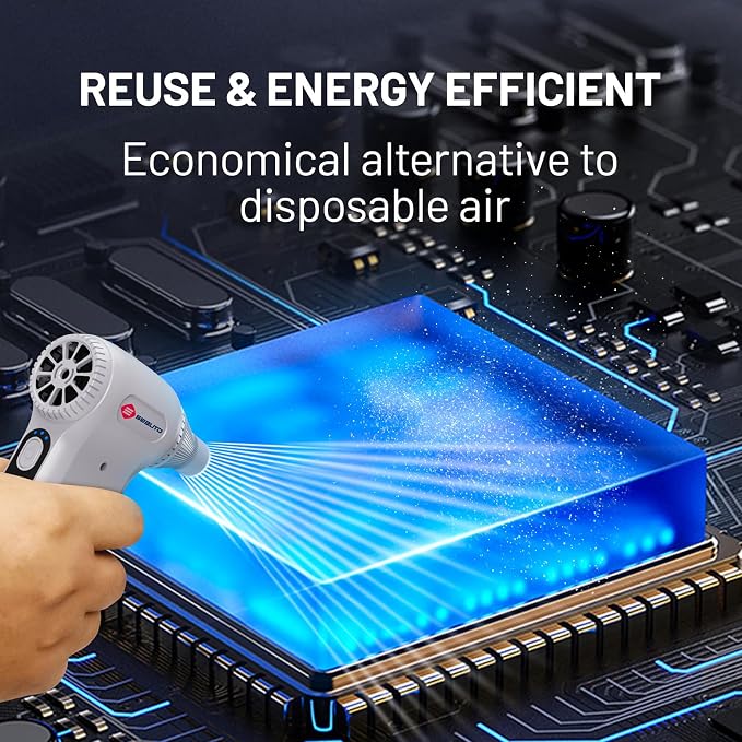 Compressed Air Duster, Ergonomic Design 250, 000 RPM Compressed Canned Air - Image 8